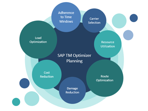 Graphical representation of SAP TM Optimizer